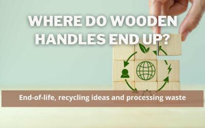 Where do wooden handles end up?